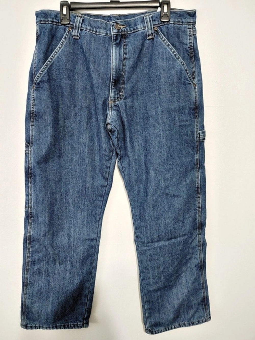 Wrangler Cargo Fleece Lined Pant Blue Waist 34x30